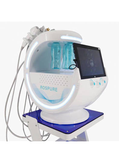 Portable hydrafacial with skin analysis system