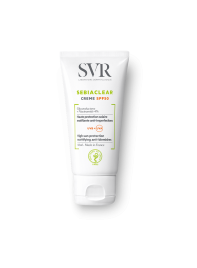 SVR SEBIACLEAR Daily Sunscreen SPF50 Oily & Blemish Prone Skin (50ml)