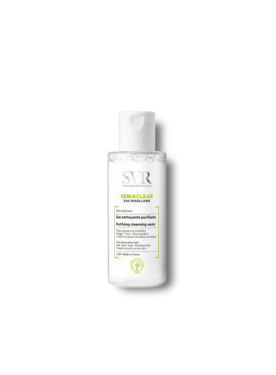 SVR SEBIACLEAR Micellar Water (spot, blemish, oily-prone skin) - Travel Size (75ml)